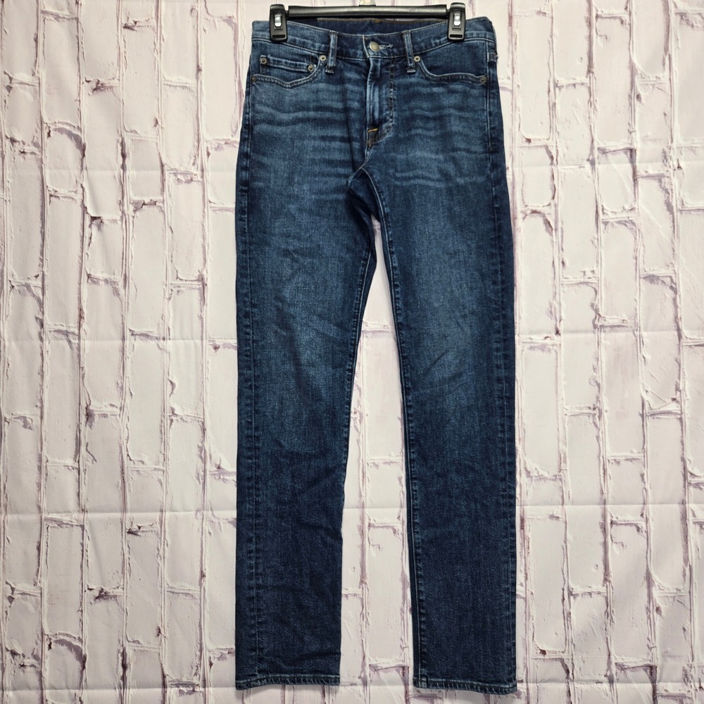 Abercrombie & Fitch Jeans Blue Skinny Stretch Denim Pants Preppy Mens 28x32